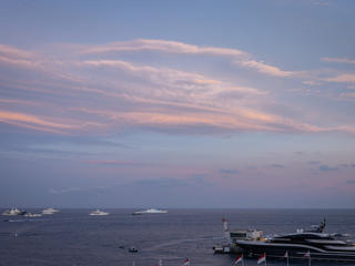 Monaco Yacht Show sea view