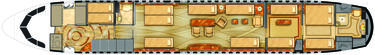 ACJ319 Comlux 9H-TBN cabin layout night configuration ACJ319 Comlux 9H-TBN cabin layout night configuration
