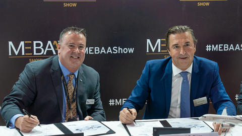 Noel Christen, Citadel VP Operations and Benoit Defforge ACJ President