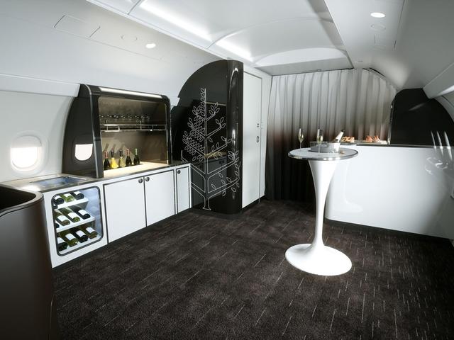 A321LR Four Seasons Social Area A321LR Four Seasons Social Area