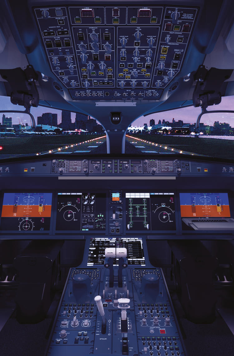 ACJ TwoTwenty - Cockpit