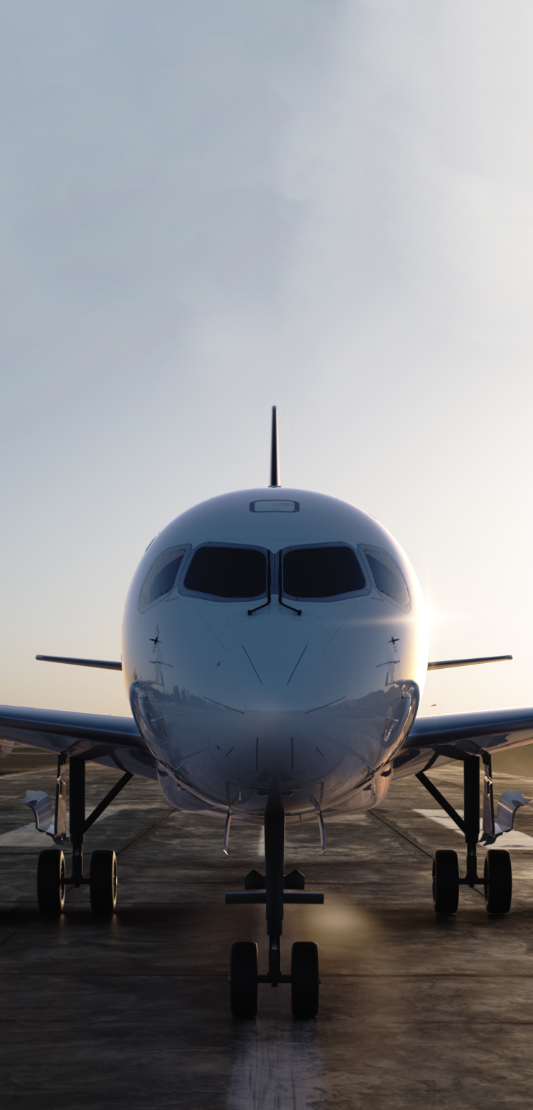 ACJ TwoTwenty on the tarmac ACJ TwoTwenty on the tarmac