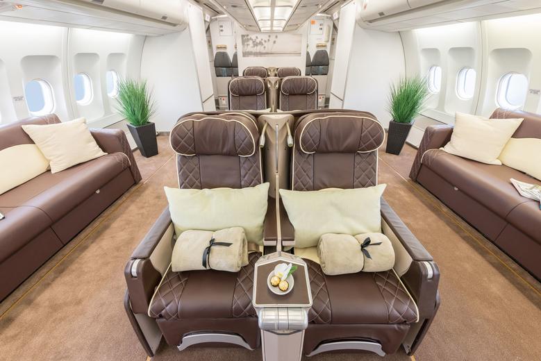 ACJ340 9H-BIG AirX Charter ltd interior