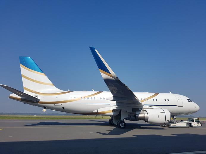 ACJ319 9H-TBN - Comlux, aircraft exterior on the tarmac