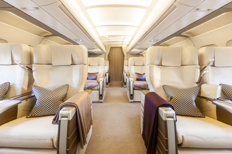 ACJ319 LX-MCO - Global Jet cabin interior